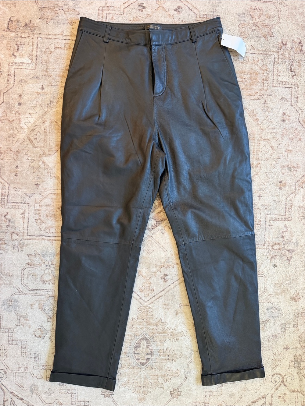 NWT AS by DF Leather pants size 4